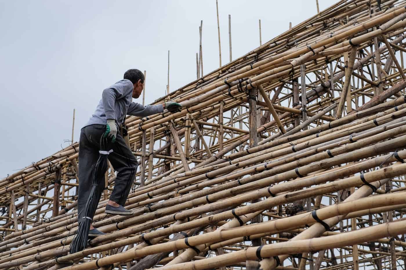 Figure 7 –Wooden or Bamboo Scaffolding