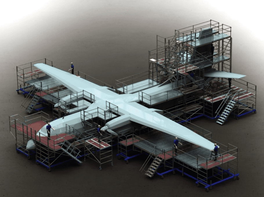 aircraft scaffolding