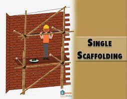 single scaffolding