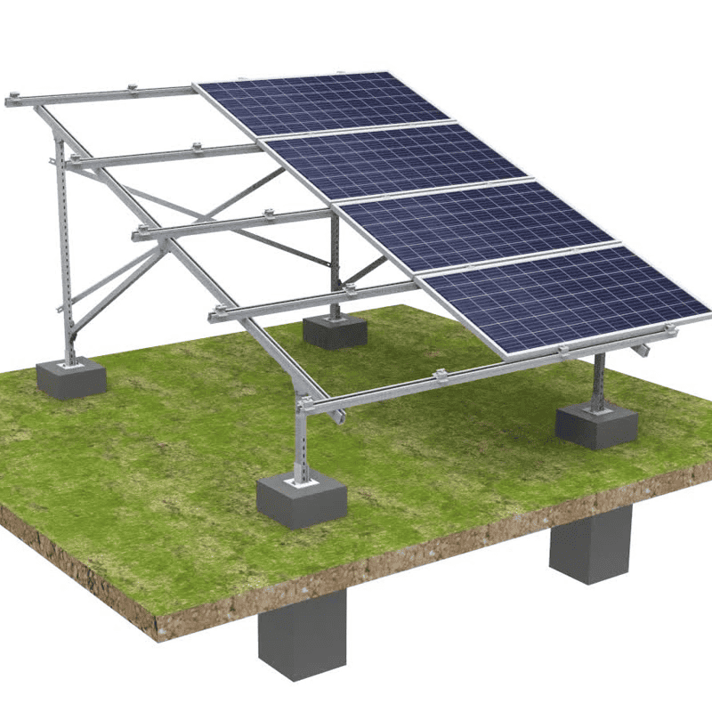 hochwertige Solarhalterung PV-Halterung Boden doppelt (5)