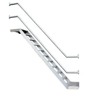 aluminium stair