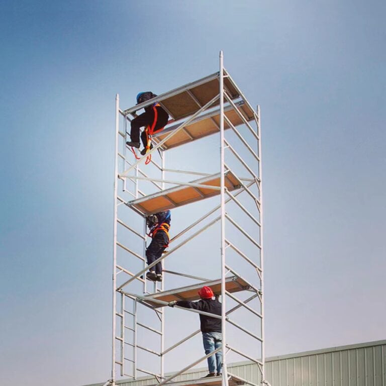 aluminum scaffolding tower